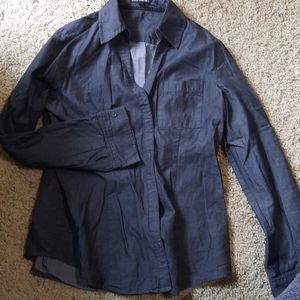 Dark gray express blouse